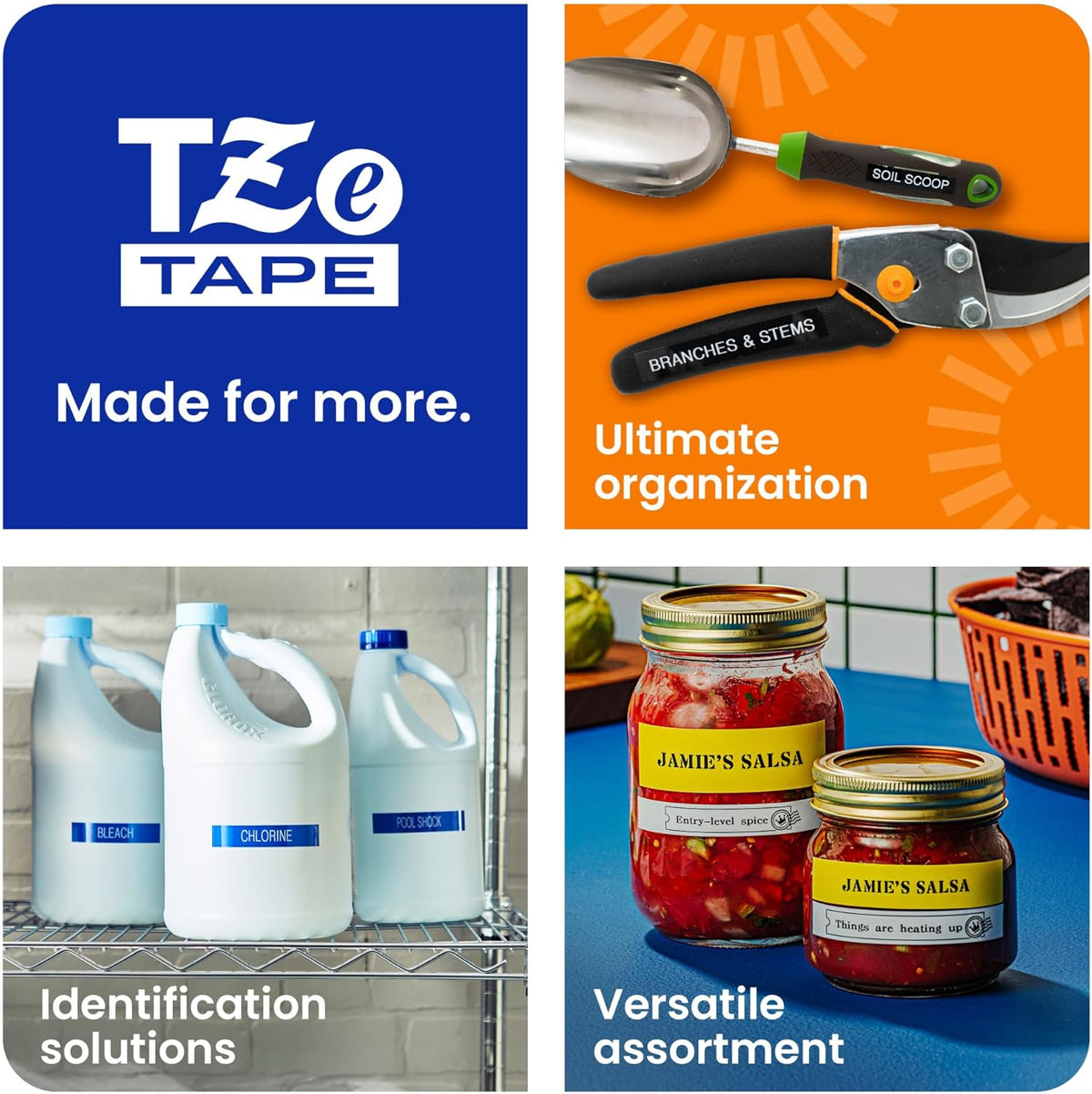 Genuine TZe231-1/2 2PK Black Print on White Label Tape. Each: 0.47 in x 26.2 ft Total: 0.47 in x 52.4 ft