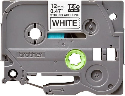 Genuine TZe231-1/2 2PK Black Print on White Label Tape. Each: 0.47 in x 26.2 ft Total: 0.47 in x 52.4 ft