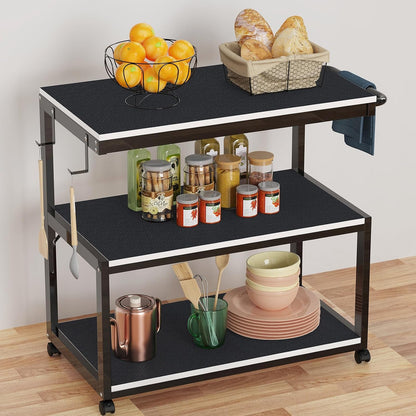 Shelf Liner Non Adhensive,Kitchen Cabinet Drawer Mat Black 11.8"× 59"