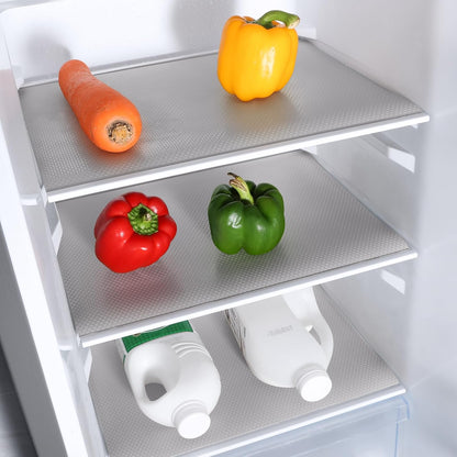 Shelf Liner Non Adhensive,Kitchen Cabinet Drawer Mat Black 11.8"× 59"
