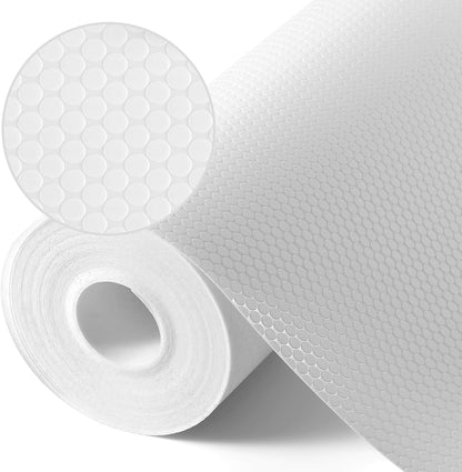 Shelf Liner Non Adhensive,Kitchen Cabinet Drawer Mat Black 11.8"× 59"
