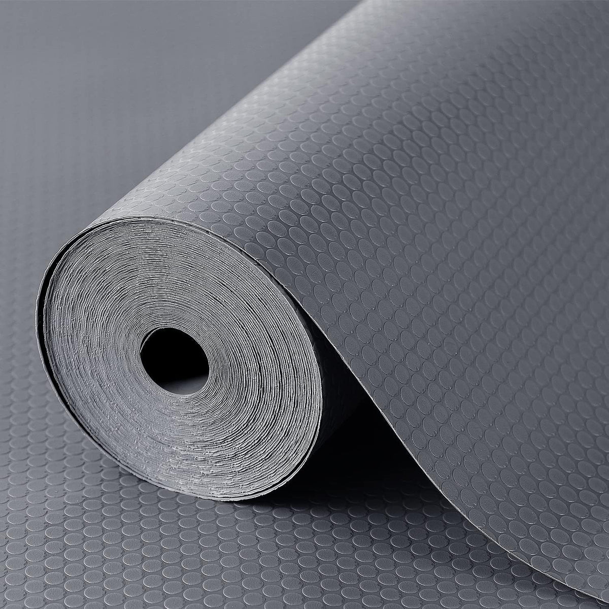 Shelf Liner Non Adhensive,Kitchen Cabinet Drawer Mat Black 11.8"× 59"