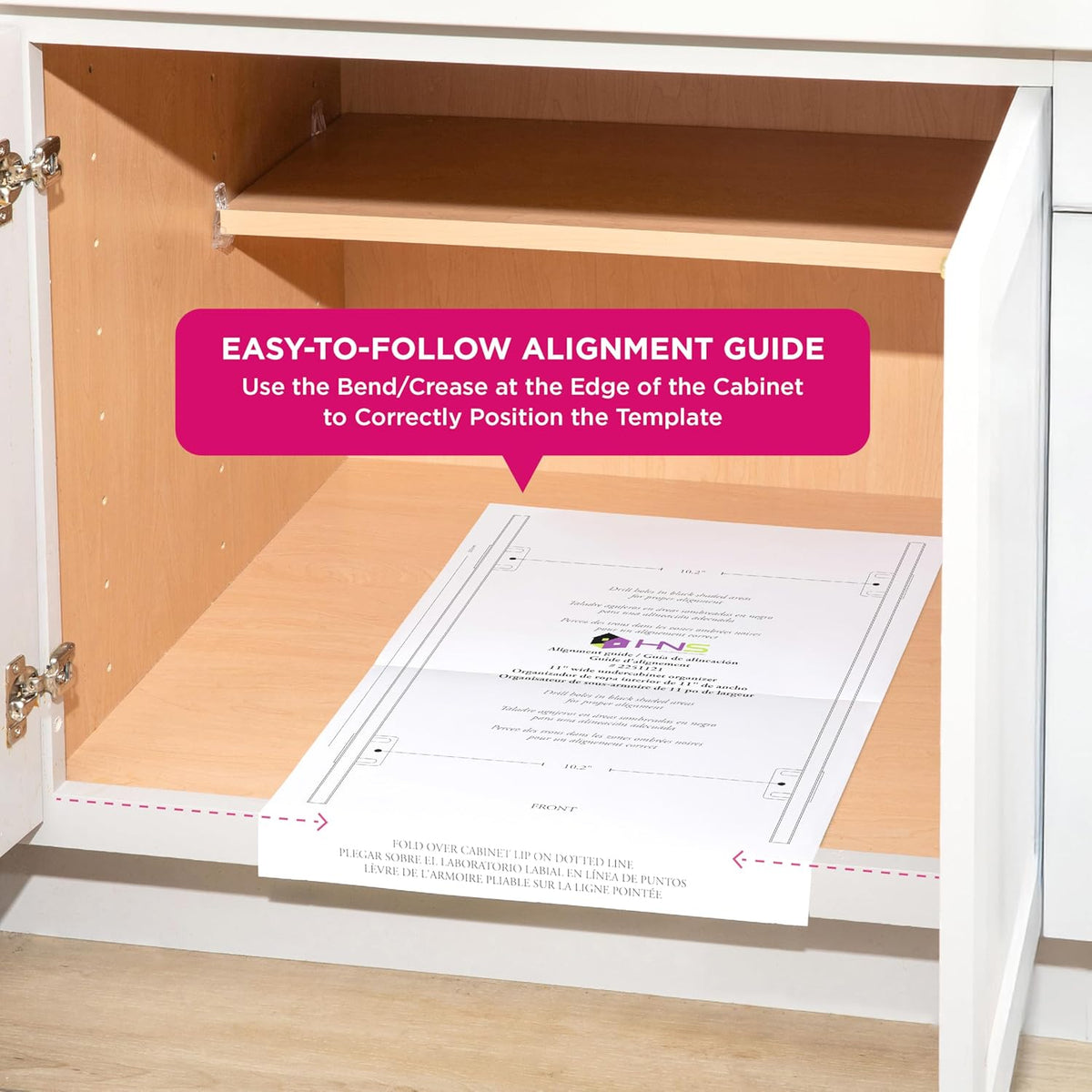Pull Out Cabinet Organizer, Pantry Drawer, 30"W x 21"D x 5"H | Heavy-Duty Full-Extension, Roll Out Shelf for Pots, Pans & Under Sink Storage, Chrome, Require a 30.25"W Cabinet Opening