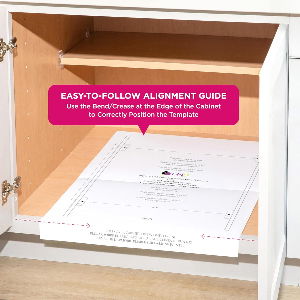 Pull Out Cabinet Organizer, Pantry Drawer, 30"W x 21"D x 5"H | Heavy-Duty Full-Extension, Roll Out Shelf for Pots, Pans & Under Sink Storage, Chrome, Require a 30.25"W Cabinet Opening