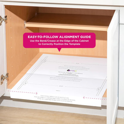 Pull Out Cabinet Organizer, Pantry Drawer, 30"W x 21"D x 5"H | Heavy-Duty Full-Extension, Roll Out Shelf for Pots, Pans & Under Sink Storage, Chrome, Require a 30.25"W Cabinet Opening