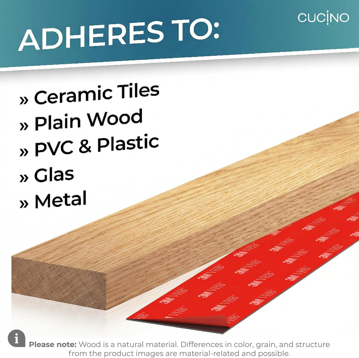 for Wall 16" - No Drilling incl. Self Adhesive Tape - Extra strong Magnet - Awarded Strip - Made of Stainless Steel