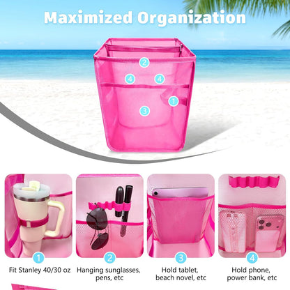 XYFuuee 2-in-1 Cooler Organizer Insert for X Large Bogg Bag Accessories, PEVA Portable Leak-Proof Ice Chest, Lightweight Mesh Divider Inserts Pouch with 4Fastener for XL Bog Beach Rubber Tote