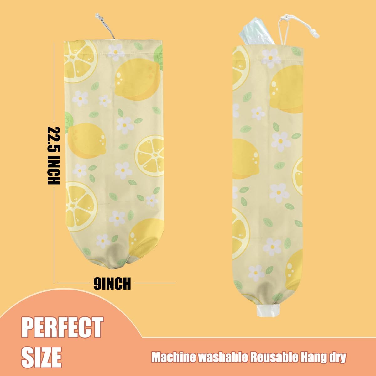 Gothic Moth Butterfly Plastic Bag Holder, Wall Mount Grocery Bag Holder | Plastic Storage bag, Pull Rope Free Adjustment, Plastic Bag Holders for Grocery Bags, Plastic Bag Dispenser for Home Kitchen