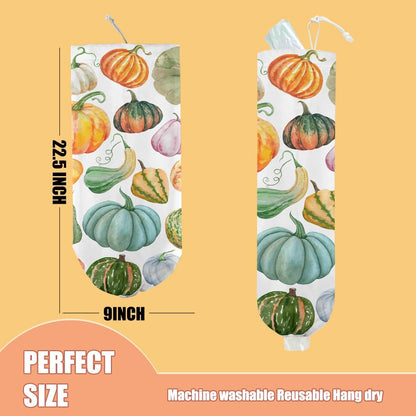 Gothic Moth Butterfly Plastic Bag Holder, Wall Mount Grocery Bag Holder | Plastic Storage bag, Pull Rope Free Adjustment, Plastic Bag Holders for Grocery Bags, Plastic Bag Dispenser for Home Kitchen