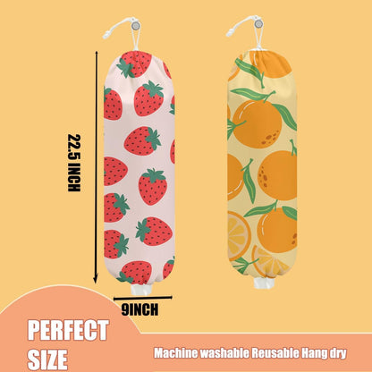 Gothic Moth Butterfly Plastic Bag Holder, Wall Mount Grocery Bag Holder | Plastic Storage bag, Pull Rope Free Adjustment, Plastic Bag Holders for Grocery Bags, Plastic Bag Dispenser for Home Kitchen