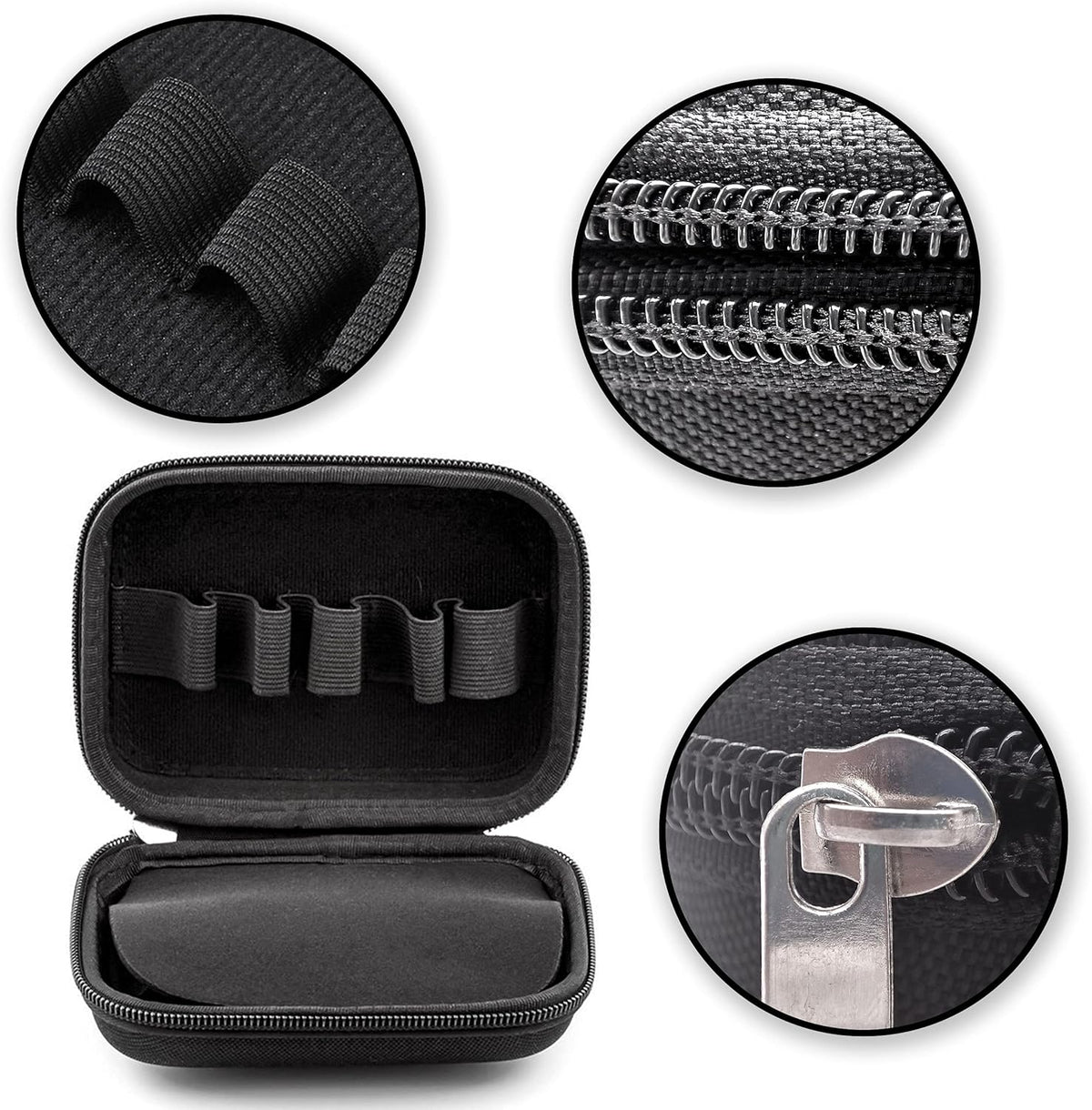 Essential Oil Carrying Case Holds 10 Bottles (5/10/15ml), Hard Shell Roller Bottles Storage Bag, Travel Portable Essential Oils Bottles Organizer