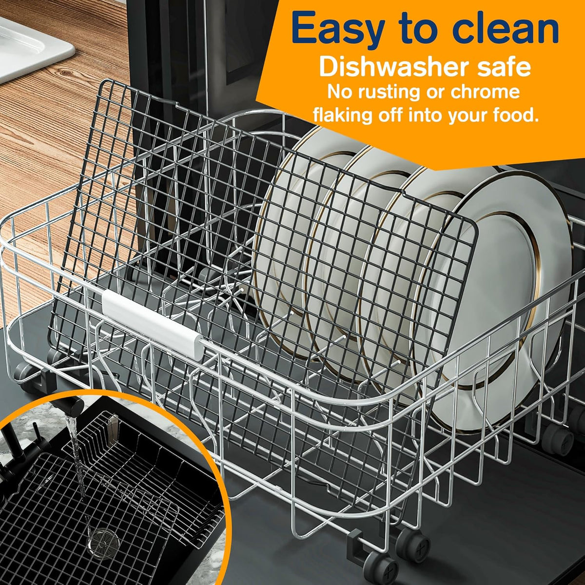 2PCS Cooling Racks for Cooking and Baking - 10" x 15"Heavy Duty Stainless Steel Wire Rack for Baking, Grilling, Roasting - Oven & Dishwasher Safe - Fits Jelly Roll Sheet Pan-Silver