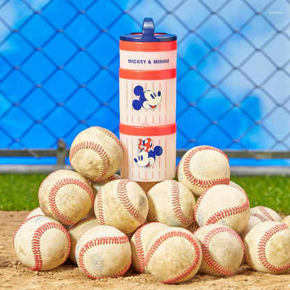 Whiskware Bluey Stackable Snack Containers for Babies, Toddlers, and Kids, 3 Stackable Snack Cups for School and Travel, Cupholder Friendly, Bluey and Bingo! Let’s Do This!