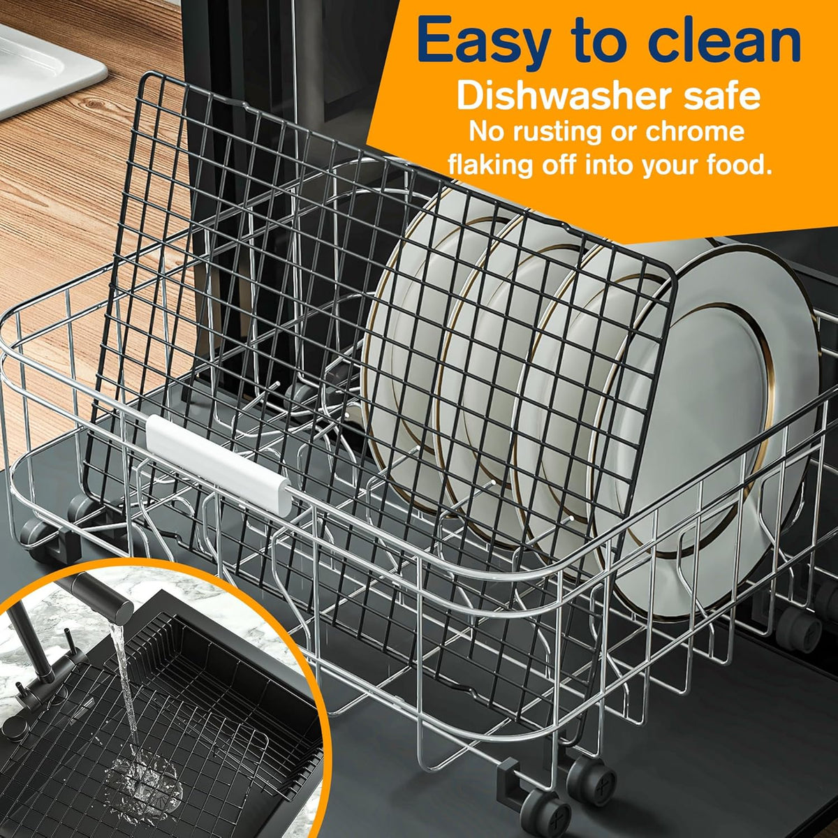 2PCS Cooling Racks for Cooking and Baking - 10" x 15"Heavy Duty Stainless Steel Wire Rack for Baking, Grilling, Roasting - Oven & Dishwasher Safe - Fits Jelly Roll Sheet Pan-Silver