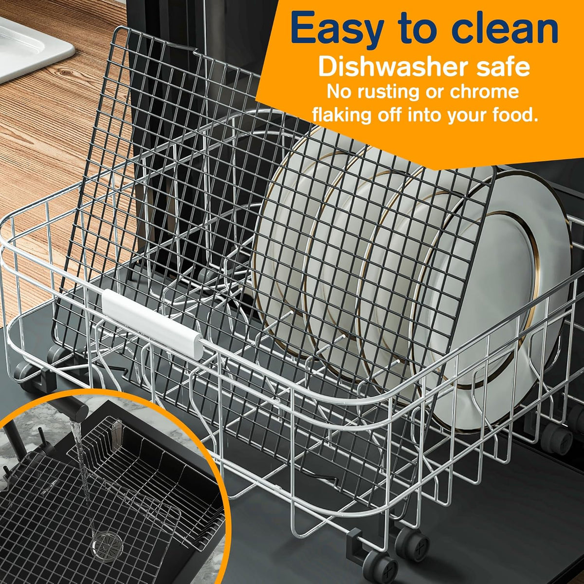 2PCS Cooling Racks for Cooking and Baking - 10" x 15"Heavy Duty Stainless Steel Wire Rack for Baking, Grilling, Roasting - Oven & Dishwasher Safe - Fits Jelly Roll Sheet Pan-Silver