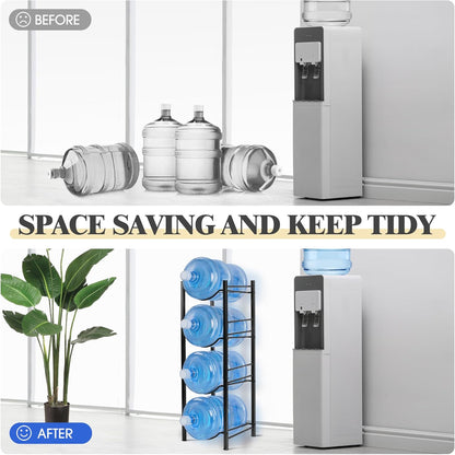 5 Gal Jug Rack, 3 Tier for 6