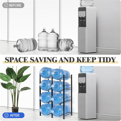 5 Gal Jug Rack, 3 Tier for 6