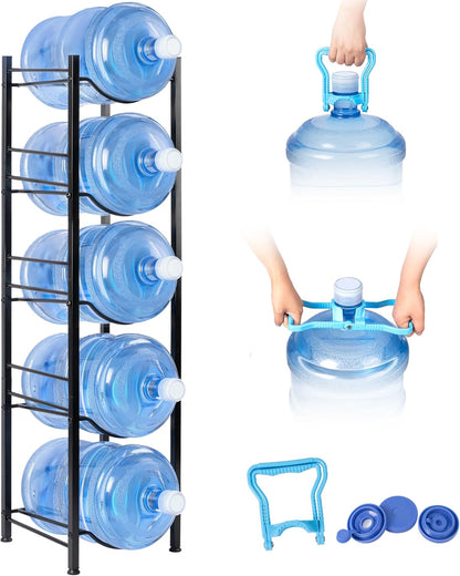 5 Gal Jug Rack, 3 Tier for 6