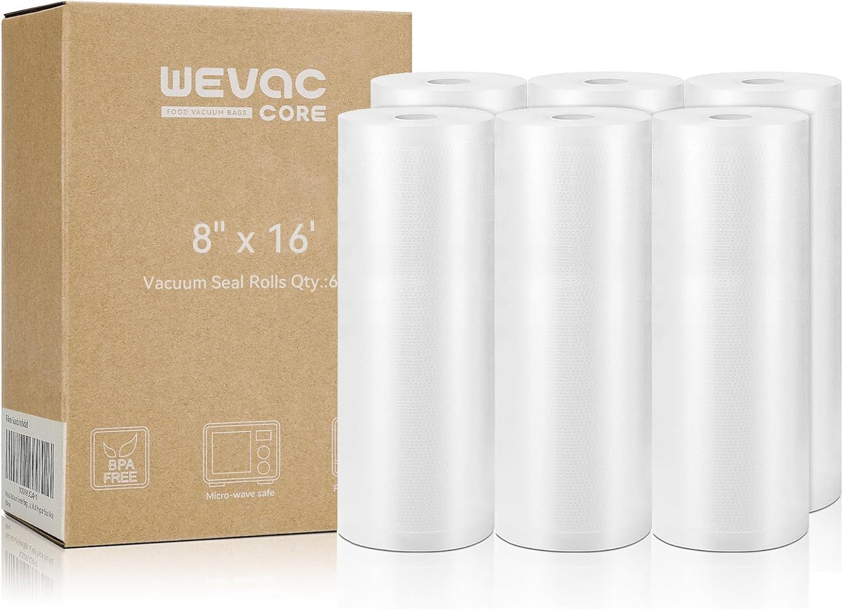 Vacuum Sealer Bags for Food 11x50 2 Rolls, Fit Food Saver Machines
