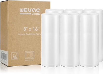 Vacuum Sealer Bags for Food 11x50 2 Rolls, Fit Food Saver Machines