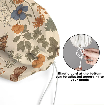 2Pcs Cat Plastic Bag Holder, Wall Mount Grocery Bag Holder, Butterfly Plastic Bags Organizer, Pull Rope Free Adjustment Holders for Grocery Bags Decoration for Home Kitchen Pantry Cat Lover Gifts