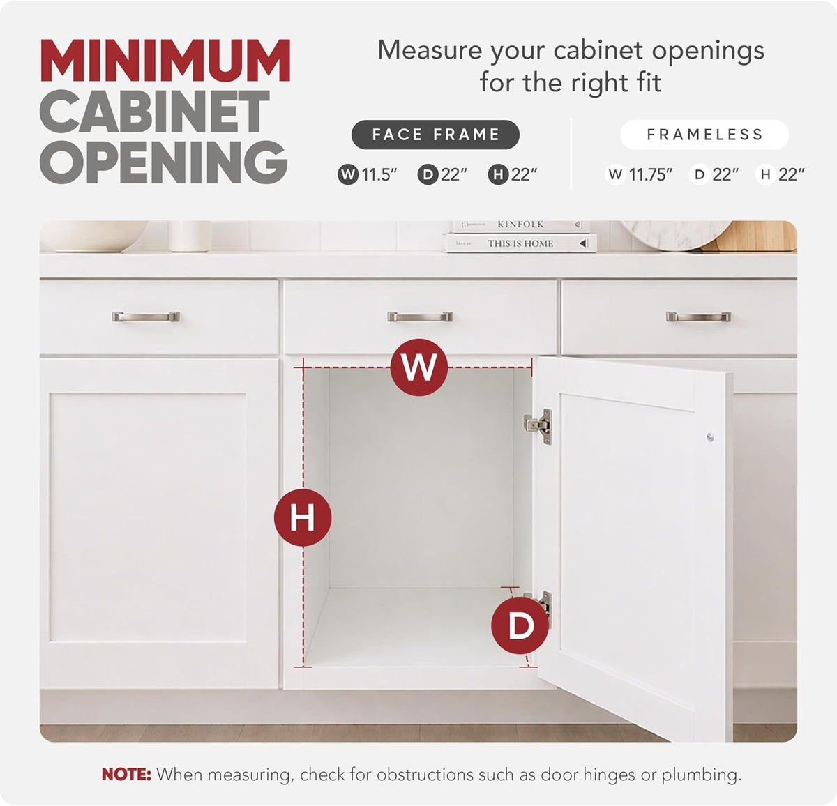 Kitchen Cabinet Pullout Organizer, Min Open Width of 20.5" | 2-Tier U-Shaped Cookware Storage Rack for Pots, Pans, and Lid Cookware, Adjustable Heavy Duty Wire, Chrome, 5CW-1222-CR