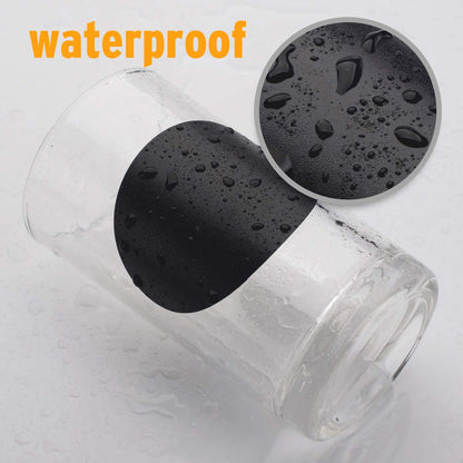 Chalkboard Labels-180pcs Waterproof Reusable Blackboard Stickers with 1 Liquid Chalk Marker for Mason Jars, Parties Decoration, Craft Rooms, Weddings, Storage, Organize Your Home & Kitchen