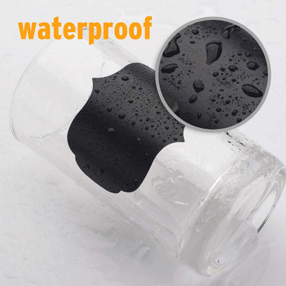 Chalkboard Labels-180pcs Waterproof Reusable Blackboard Stickers with 1 Liquid Chalk Marker for Mason Jars, Parties Decoration, Craft Rooms, Weddings, Storage, Organize Your Home & Kitchen