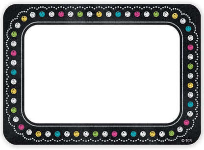 Teacher Created Resources Chalkboard Brights Name Tags (5623)