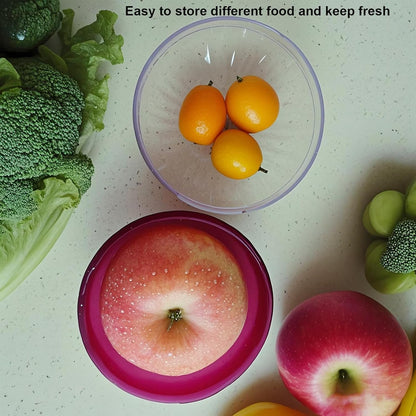 Reusable Onion & Tomato Storage Containers - Freshness Saver Keepers with Transparent lid Organizer for Fridge, Onion Holder Storage Onions Keeper for Refrigerator, Fruit Storages Box