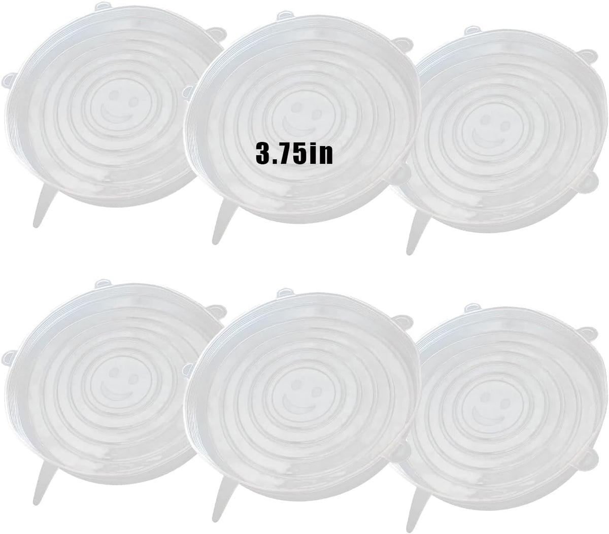 Silicone Stretch Lids, 6 Pcs, 5.71in
