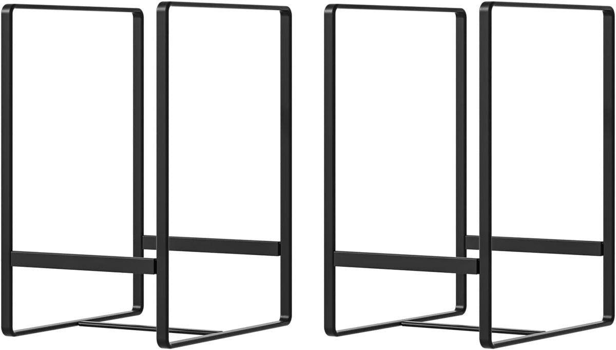 Plate Organizer for Cabinet -2Pack,Dish Rack Organizer for Cabinet Kitchen Countertop Drawer Space Saver，8 Slots Vertical Dish Plate Holder Storage Rack, Kitchen Housewarming Gifts for Women (White)