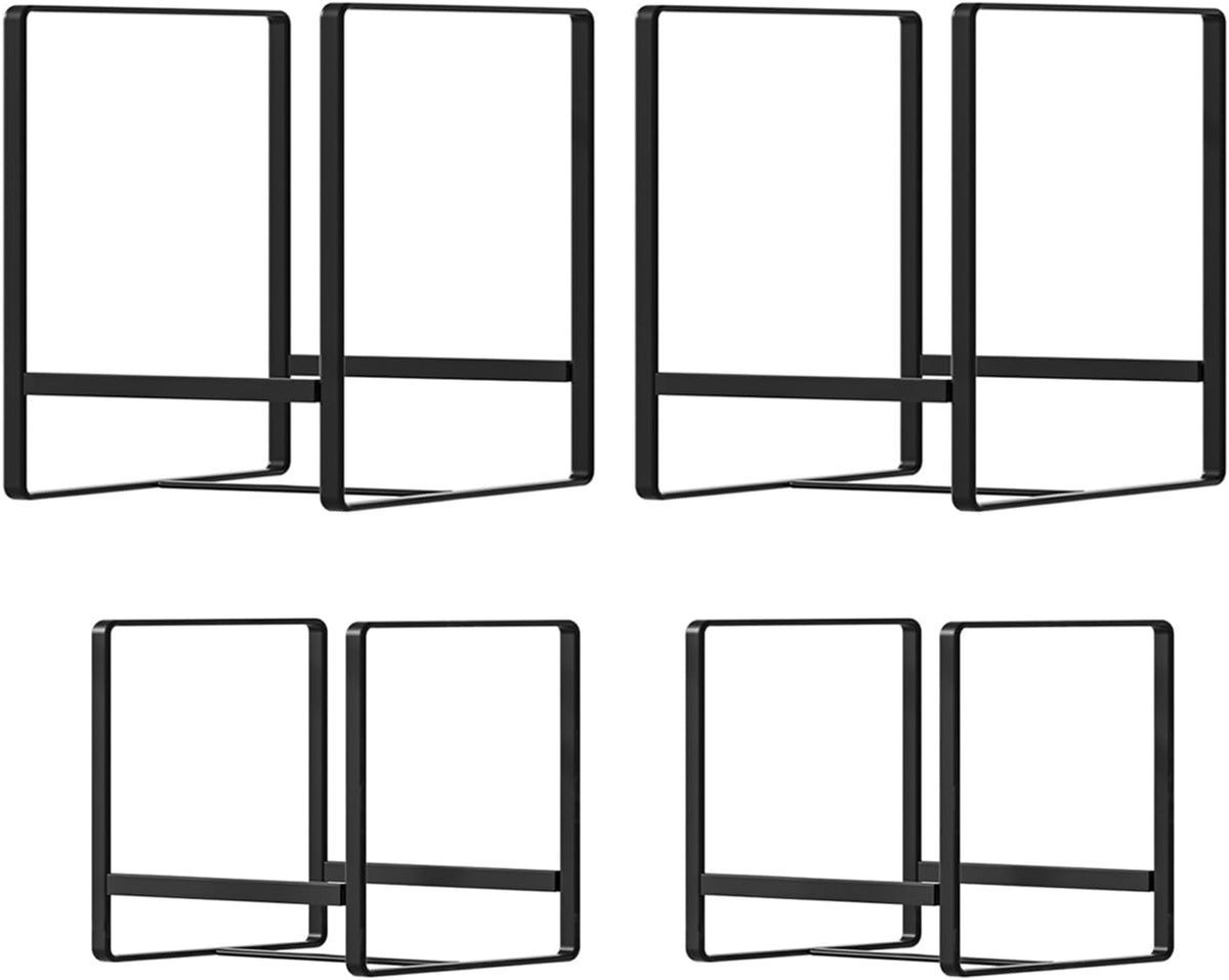 Plate Organizer for Cabinet -2Pack,Dish Rack Organizer for Cabinet Kitchen Countertop Drawer Space Saver，8 Slots Vertical Dish Plate Holder Storage Rack, Kitchen Housewarming Gifts for Women (White)