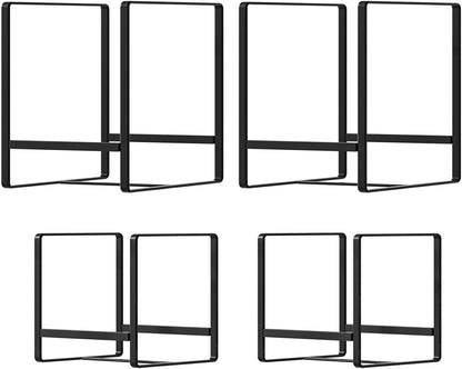 Plate Organizer for Cabinet -2Pack,Dish Rack Organizer for Cabinet Kitchen Countertop Drawer Space Saver，8 Slots Vertical Dish Plate Holder Storage Rack, Kitchen Housewarming Gifts for Women (White)
