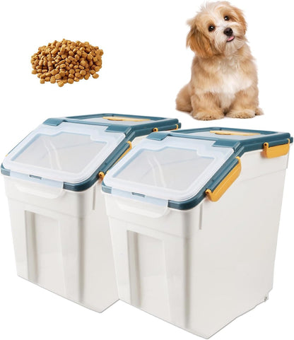 Airtight 25LB Flour & Grain Storage Container, Blue