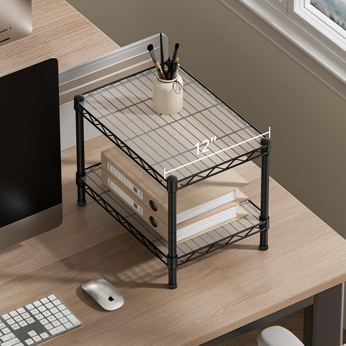 Metal Shelves Wire Shelving Storage Standing Adjustable Shelf Unit