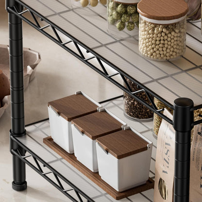 Metal Shelves Wire Shelving Storage Standing Adjustable Shelf Unit