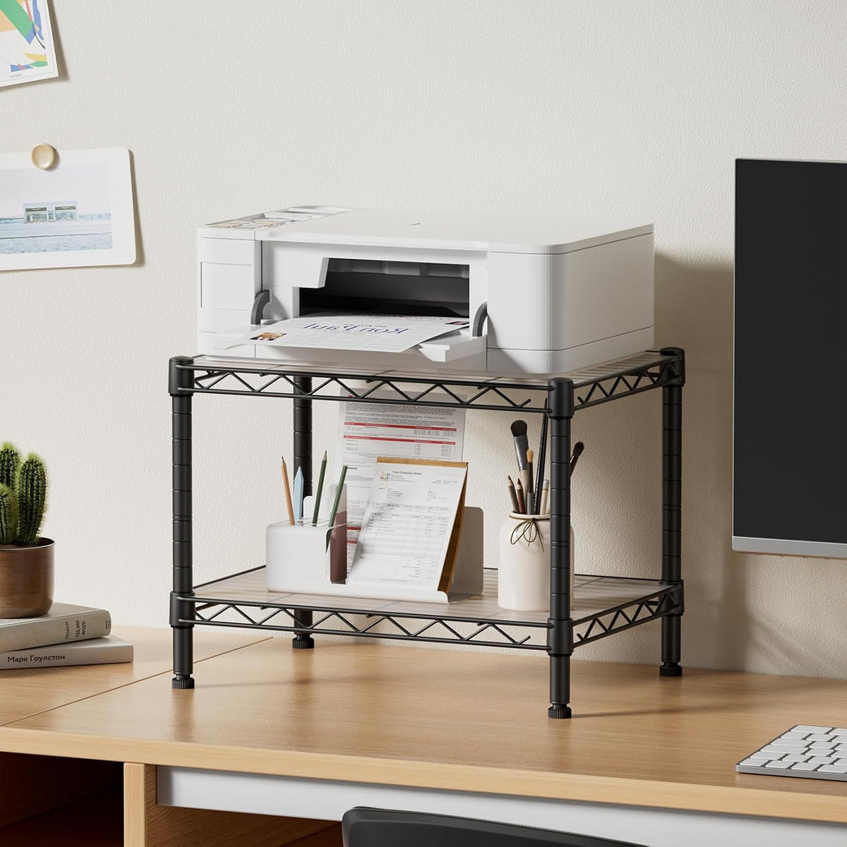 Metal Shelves Wire Shelving Storage Standing Adjustable Shelf Unit