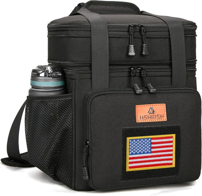 Expandable Lunch Box for Men Durable Leakproof Insulated Lunch Bag 24Cans