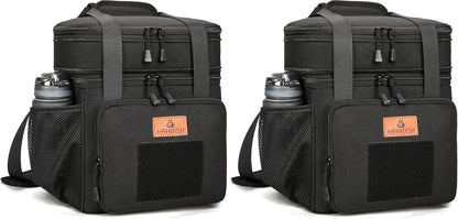 Expandable Lunch Box for Men Durable Leakproof Insulated Lunch Bag 24Cans