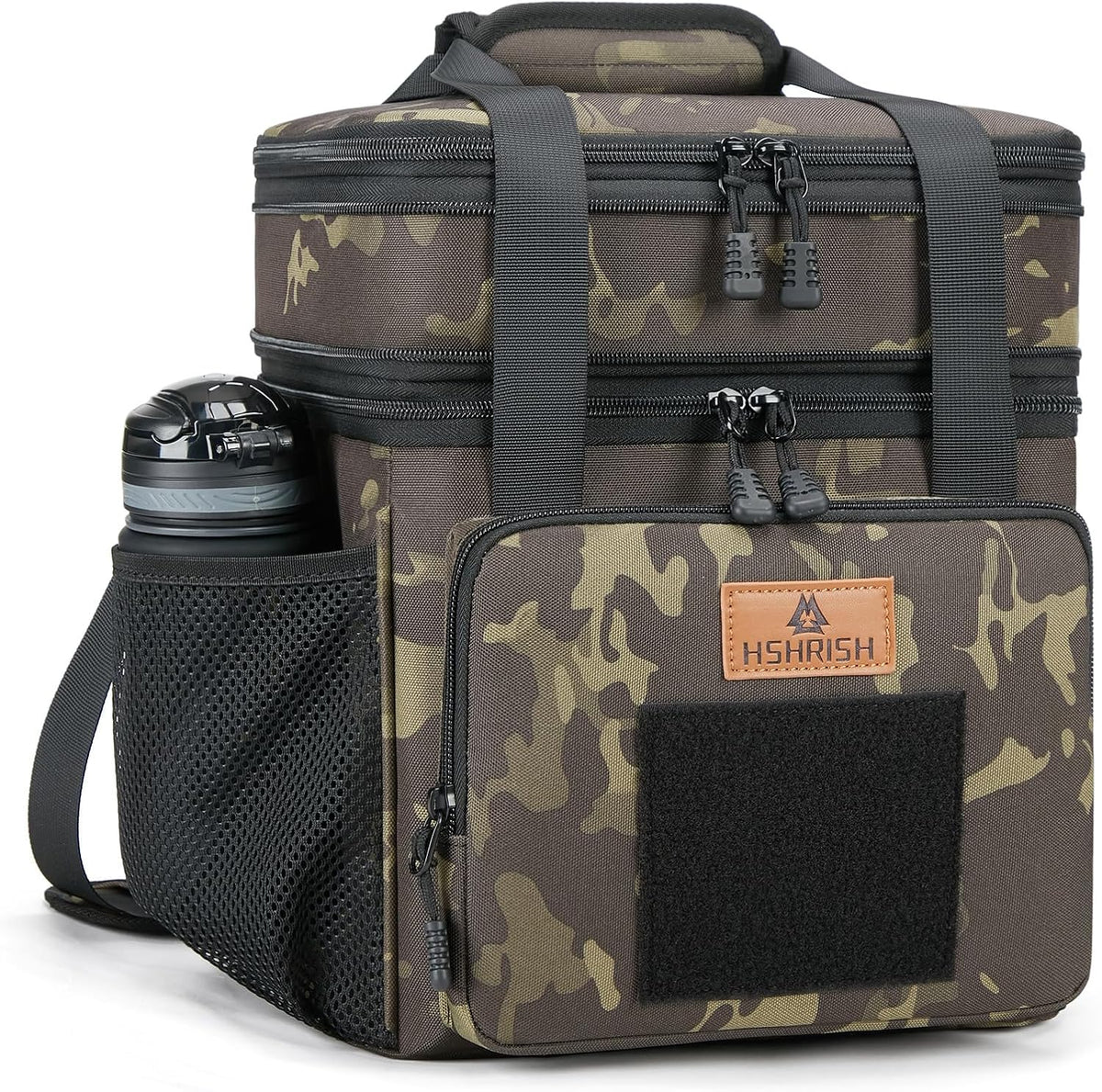 Expandable Lunch Box for Men Durable Leakproof Insulated Lunch Bag 24Cans