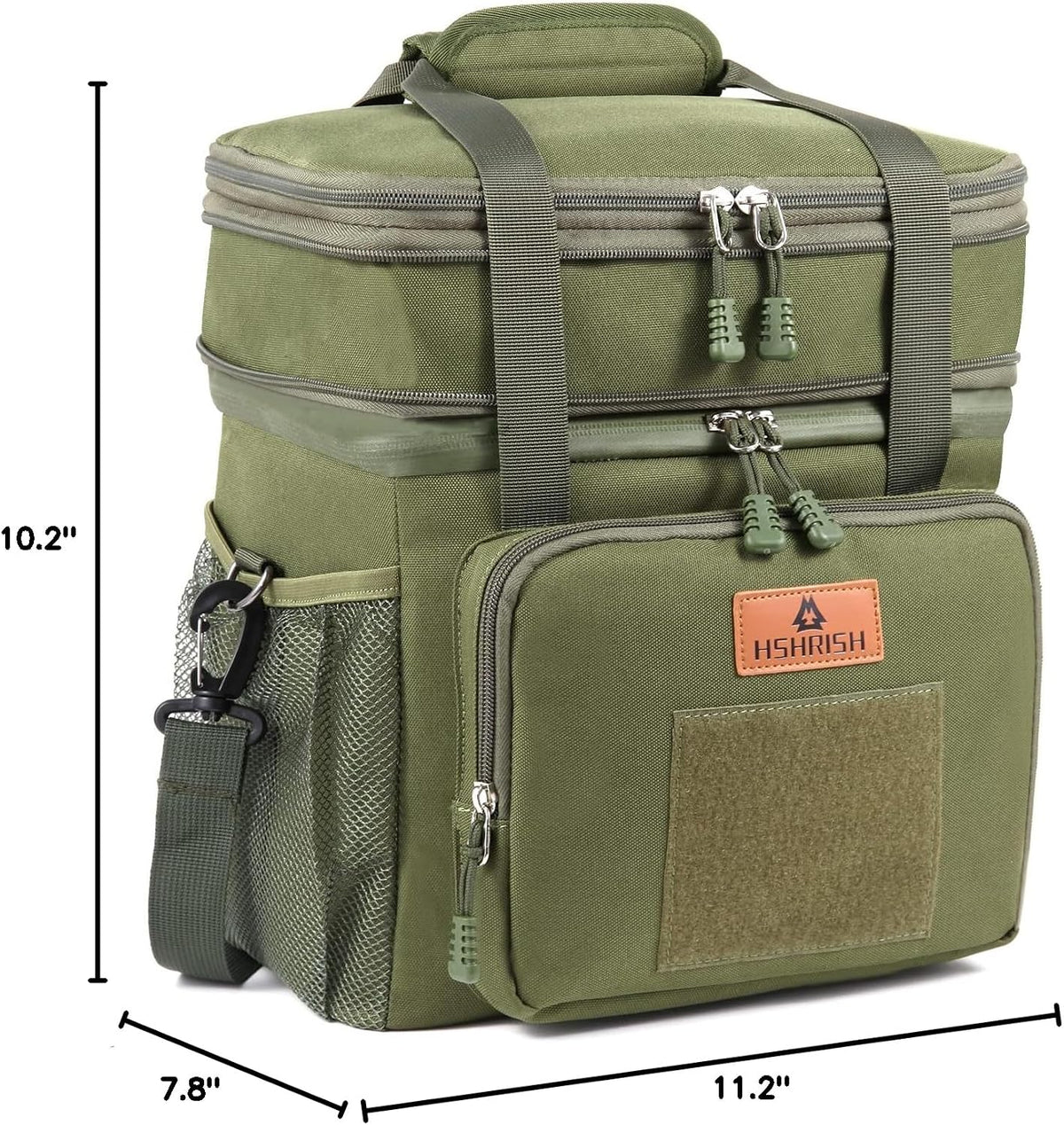 Expandable Lunch Box for Men Durable Leakproof Insulated Lunch Bag 24Cans