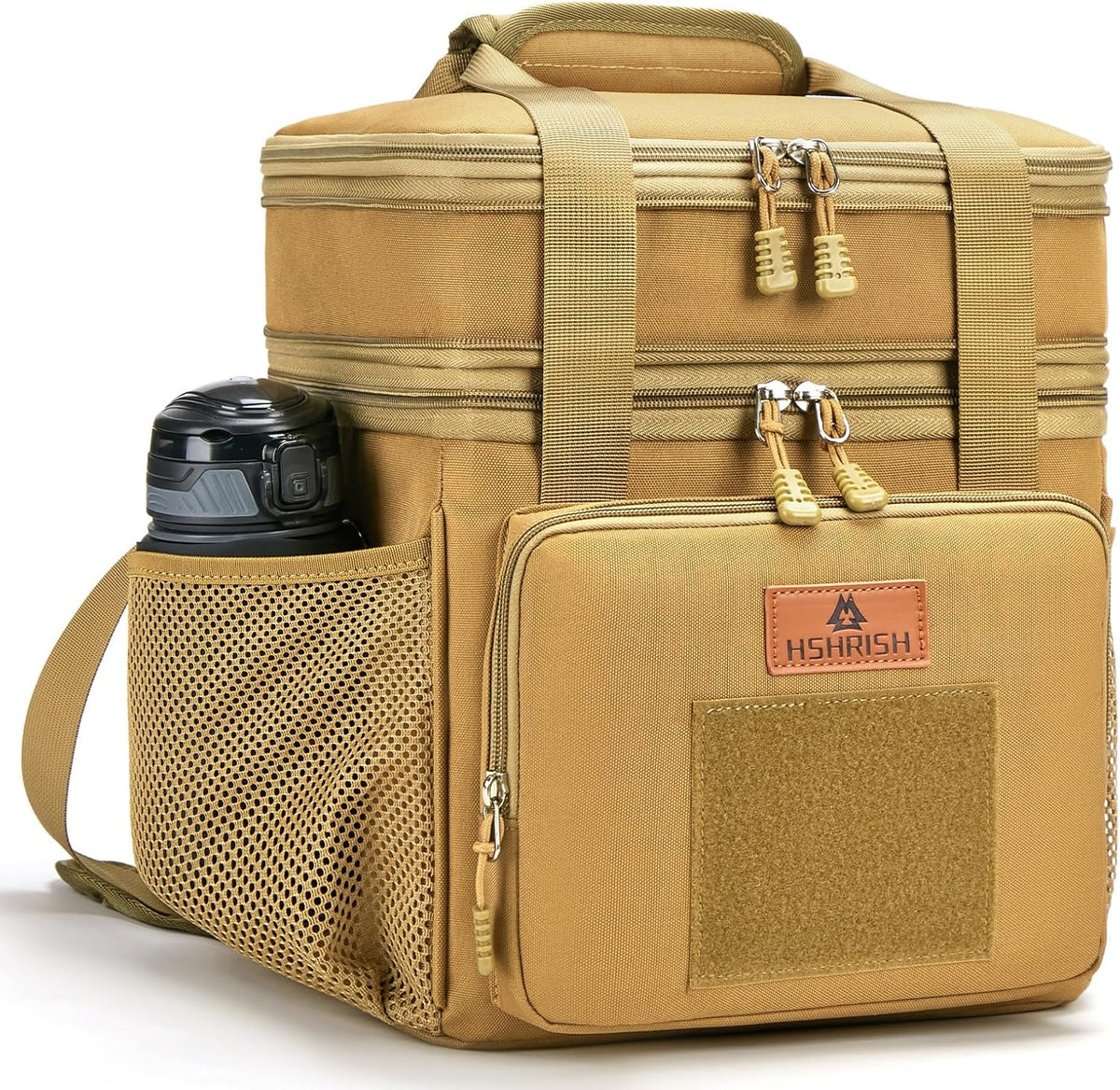 Expandable Lunch Box for Men Durable Leakproof Insulated Lunch Bag 24Cans