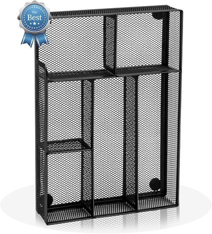 Desk Drawer Organizer, Office Drawer Divider Organizer Tray with 6 Compartments, Metal Mesh Desktop Organization and Accessories for Stationery Makeup Kitchen Toolroom School ＆ Office