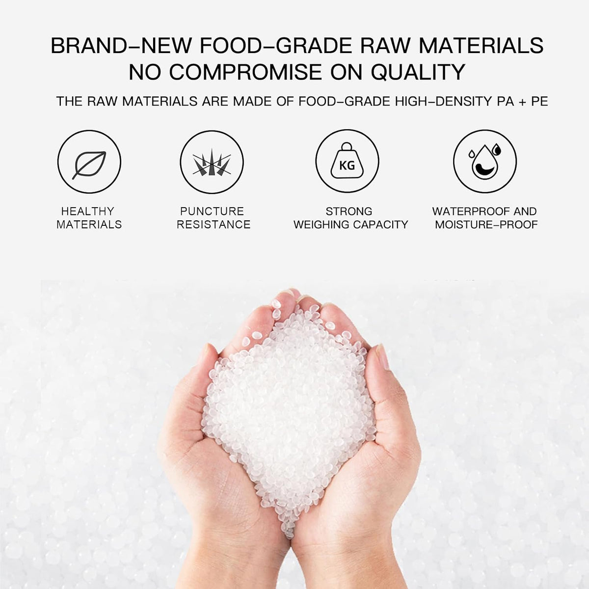 Vacuum Sealer Bags (8''x 12''-110pcs) for Food Freshness Preservation, BPA Free Vacuum Storage Bags for Food or Sous Vide, Seal a Meal,Double-Sided Texture, Double Lock Freshness (110 count)