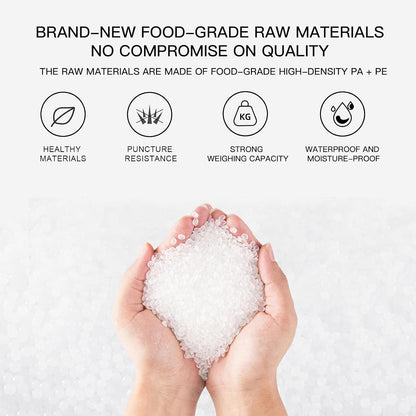 Vacuum Sealer Bags (8''x 12''-110pcs) for Food Freshness Preservation, BPA Free Vacuum Storage Bags for Food or Sous Vide, Seal a Meal,Double-Sided Texture, Double Lock Freshness (110 count)