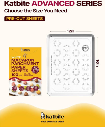 9x13 Inch Parchment Paper Sheets, Unbleached Non-Stick