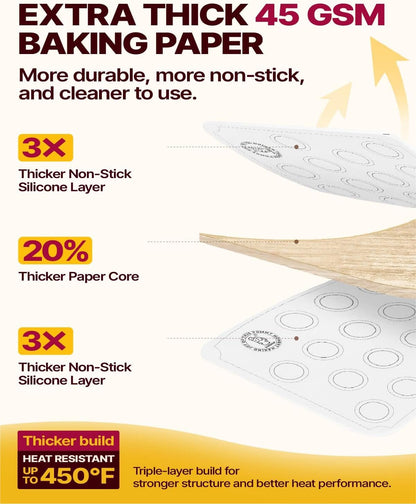 9x13 Inch Parchment Paper Sheets, Unbleached Non-Stick