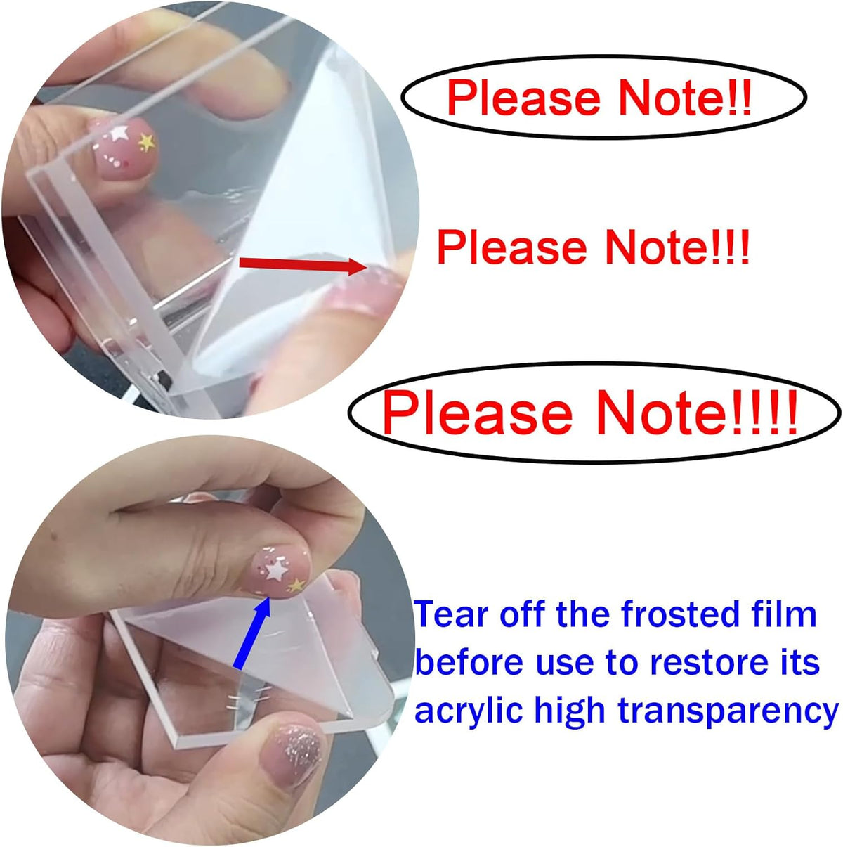 Adhesive Acrylic Spice Rack, Clear- with 2 Tapes