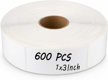 600Pcs Blank Removable Freezer Labels,1x3In Date Label Stickers,No Residue Food Storage Containers Labels,for Food Containers Pantry Organization